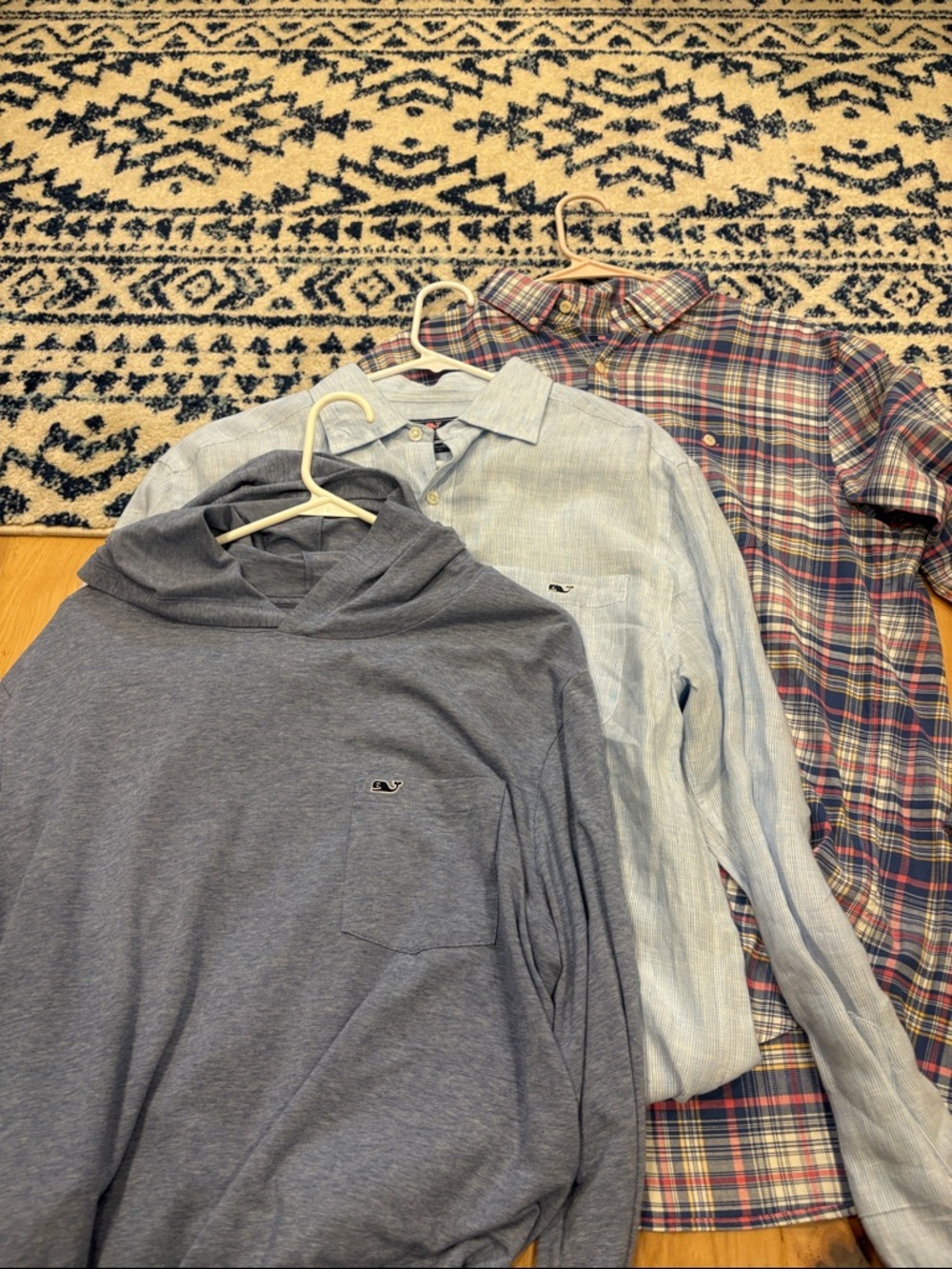 3 Mens vineyard vines, long sleeves Medium